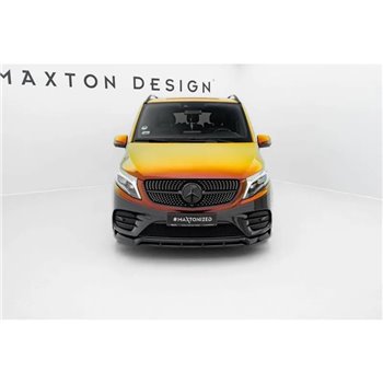 Maxton - Lame Du Pare-Chocs Avant V.6 Mercedes-Benz V-Class AMG-Line W447 Facelift 