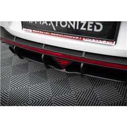 Maxton - Street Pro Central Diffuseur Arriere Hyundai I30 N Fastback Mk3 Rouge