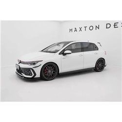 Maxton - Street Pro Rajouts Des Bas De Caisse V.2 Volkswagen Golf GTI / GTE / GTI Clubsport / R-Line Mk8 Noir