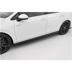 Maxton - Street Pro Rajouts Des Bas De Caisse V.2 Volkswagen Golf GTI / GTE / GTI Clubsport / R-Line Mk8 Noir