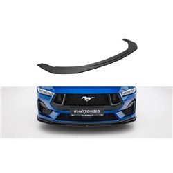 Maxton - Street Pro Lame Du Pare-Chocs Avant Ford Mustang GT Mk7 Noir