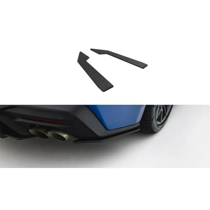 Maxton - Street Pro Lame Du Pare Chocs Arriere Ford Mustang GT Mk7 Noir-Rouge