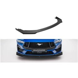 Maxton - Street Pro Lame Du Pare-Chocs Avant Ford Mustang GT Mk7 Noir + Rabats Brillant