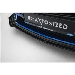 Maxton - Street Pro Lame Du Pare-Chocs Avant Ford Mustang GT Mk7 Noir + Rabats Brillant 