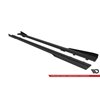 Maxton - Street Pro Rajouts Des Bas De Caisse Ford Mustang Dark Horse Mk7 Noir-Rouge + Rabats Brillant