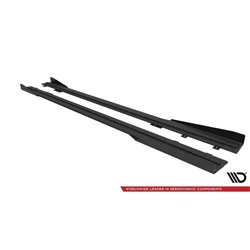 Maxton - Street Pro Rajouts Des Bas De Caisse Ford Mustang Dark Horse Mk7 Noir + Rabats Brillant 