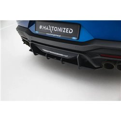Maxton - Street Pro Central Diffuseur Arriere Ford Mustang GT Mk7 Noir