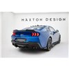 Maxton - Street Pro Lame Du Pare Chocs Arriere Ford Mustang GT Mk7 Noir + Rabats Brillant 