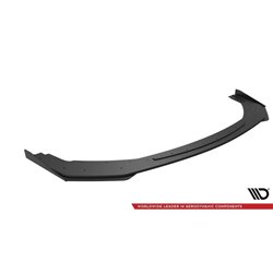 Maxton - Street Pro Lame Du Pare-Chocs Avant Ford Mustang GT Mk7 Noir-Rouge + Rabats Brillant