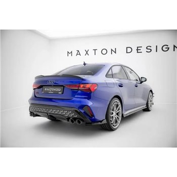 Maxton - Lames De Pare-Chocs Arrière Latérales V.2 Audi S3 Sedan 8Y Facelift 