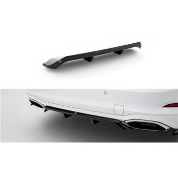 Maxton - Central Arriere Splitter (avec une barre verticale) Ford Focus Vignale Estate Mk4