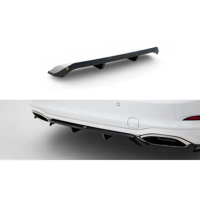 Maxton - Central Arriere Splitter (avec une barre verticale) Ford Focus Vignale Estate Mk4