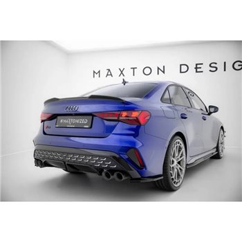 Maxton - Lames De Pare-Chocs Arrière Latérales V.1 Audi S3 Sedan 8Y Facelift 