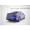 Maxton - Street Pro Central Diffuseur Arriere Audi S3 Sedan 8Y Facelift Rouge