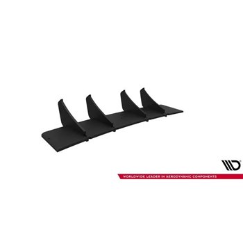 Maxton - Street Pro Central Diffuseur Arriere Audi S3 Sedan 8Y Facelift Rouge