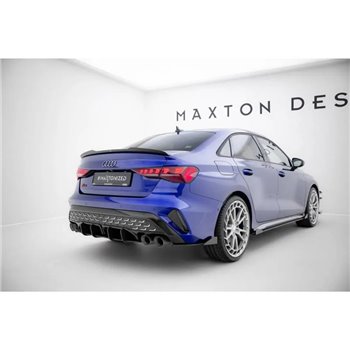 Maxton - Street Pro Central Diffuseur Arriere Audi S3 Sedan 8Y Facelift Noir