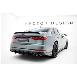 Maxton - Street Pro Central Diffuseur Arriere Audi S8 D5 Facelift Noir