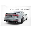 Maxton - Street Pro Central Diffuseur Arriere Audi S8 D5 Facelift Noir