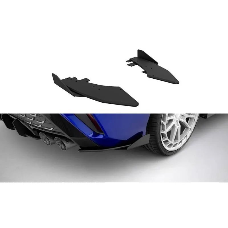 Maxton - Street Pro Lame Du Pare Chocs Arriere Audi S3 Sedan 8Y Facelift Noir + Rabats Brillant