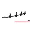 Maxton - Street Pro Central Diffuseur Arriere Audi S8 D5 Facelift Noir-Rouge