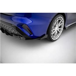 Maxton - Street Pro Lame Du Pare Chocs Arriere Audi S3 Sedan 8Y Facelift Noir-Rouge + Rabats Brillant