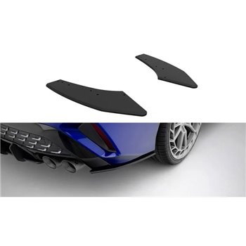 Maxton - Street Pro Lame Du Pare Chocs Arriere Audi S3 Sedan 8Y Facelift Noir-Rouge