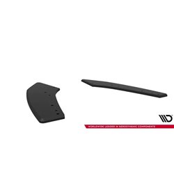 Maxton - Street Pro Lame Du Pare Chocs Arriere Audi S3 Sedan 8Y Facelift Noir-Rouge