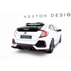 Maxton - Street Pro Lame Du Pare Chocs Arriere Honda Civic Sport Mk 10 Noir