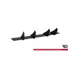 Maxton - Street Pro Central Diffuseur Arriere Audi S3 Sedan 8Y Facelift Noir-Rouge