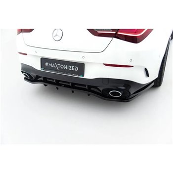 Maxton - Arriere Lame (avec une barre verticale) Mercedes-AMG CLA 35 / 45 Coupe / Shooting Brake C118 Facelift / X118 Facelift 