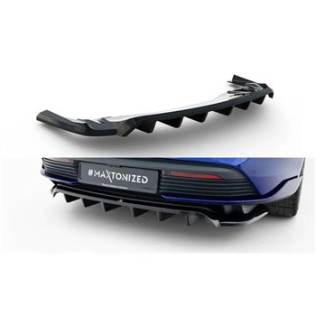 Maxton - Arriere Splitter (avec une barre verticale) Porsche Taycan Turbo S Mk1