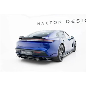 Maxton - Arriere Lame (avec une barre verticale) Porsche Taycan Turbo S Mk1 
