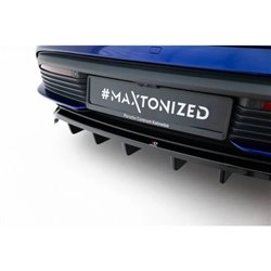 Maxton - Arriere Lame (avec une barre verticale) Porsche Taycan Turbo S Mk1 
