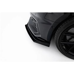 Maxton - Street Pro Lame Du Pare-Chocs Avant Audi RS5 Coupe / Sportback F5 Noir-Rouge + Rabats Brillant