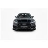 Maxton - Street Pro Lame Du Pare-Chocs Avant Audi RS5 Coupe / Sportback F5 Noir-Rouge + Rabats Brillant