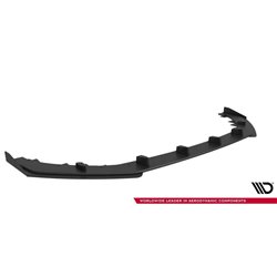 Maxton - Street Pro Lame Du Pare-Chocs Avant Audi RS5 Coupe / Sportback F5 Noir-Rouge + Rabats Brillant