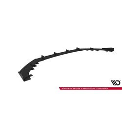 Maxton - Street Pro Lame Du Pare-Chocs Avant Audi RS5 Coupe / Sportback F5 Noir-Rouge + Rabats Brillant