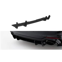 Maxton - Street Pro Central Diffuseur Arriere Audi RS5 Coupe / Sportback F5 Noir-Rouge