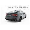 Maxton - Street Pro Lame Du Pare Chocs Arriere Audi RS5 Coupe / Sportback F5 Noir-Rouge
