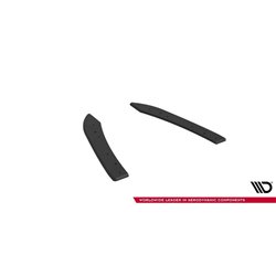 Maxton - Street Pro Lame Du Pare Chocs Arriere Audi RS5 Coupe / Sportback F5 Noir-Rouge