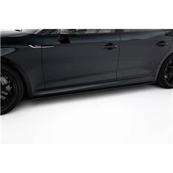Maxton - Street Pro Rajouts Des Bas De Caisse Audi RS5 Sportback F5 Noir-Rouge