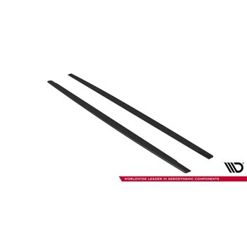 Maxton - Street Pro Rajouts Des Bas De Caisse Audi RS5 Sportback F5 Noir-Rouge