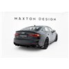 Maxton - Street Pro Lame Du Pare Chocs Arriere Audi RS5 Coupe / Sportback F5 Noir + Rabats Brillant 