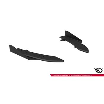 Maxton - Street Pro Lame Du Pare Chocs Arriere Audi RS5 Coupe / Sportback F5 Noir + Rabats Brillant 