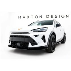 Maxton - Street Pro Lame Du Pare-Chocs Avant Cupra Formentor Mk1 Facelift Noir-Rouge