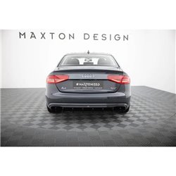 Maxton - Diffuseur Arrière Complet Audi A4 B8 Facelift (Version sans échappements) 