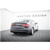 Maxton - Diffuseur Arrière Complet Audi A4 B8 Facelift (Version avec échappements simples des deux côtés) 