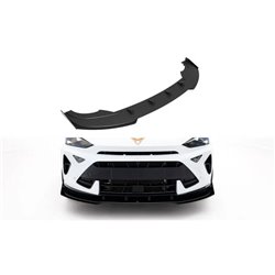 Maxton - Street Pro Lame Du Pare-Chocs Avant Cupra Formentor Mk1 Facelift Noir-Rouge + Rabats Brillant