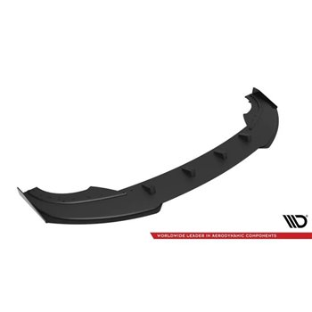 Maxton - Street Pro Lame Du Pare-Chocs Avant Cupra Formentor Mk1 Facelift Noir-Rouge + Rabats Brillant