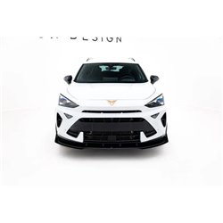 Maxton - Street Pro Lame Du Pare-Chocs Avant Cupra Formentor Mk1 Facelift Noir + Rabats Brillant 